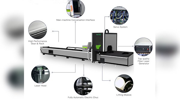 Aplicación de la máquina de corte por láser de tubos en la industria de procesamiento de metales